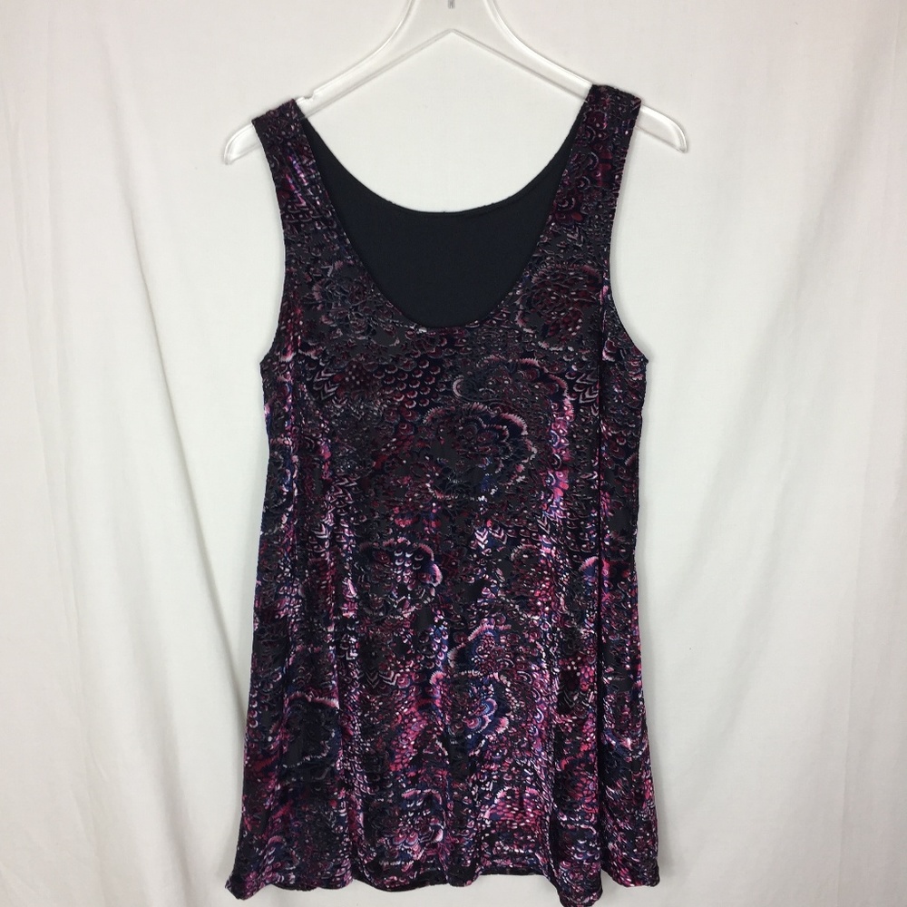 MINKPINK Floral velvet burnout dress